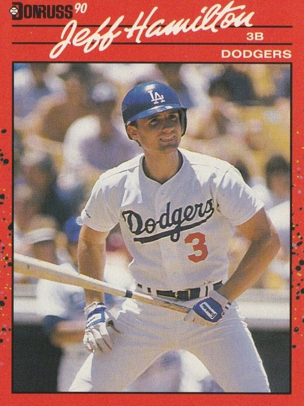 Jeff Hamilton - Donruss 90 Baseball Card
